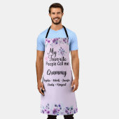 Tablier Mes Gens Préférés M'Appelent Grammy | Nom des peti (Porté)