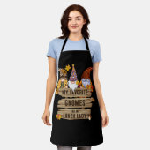 Tablier Mes Gnomes Favoris M'Appelent Déjeuner Dame Thanks (Porté)