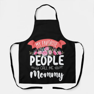 Tablier Mes personnes préférées m'appellent Maman la fête 