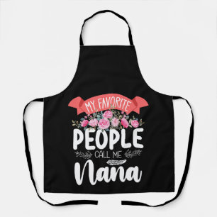 Tablier Mes personnes préférées m'appellent Nana la fête d