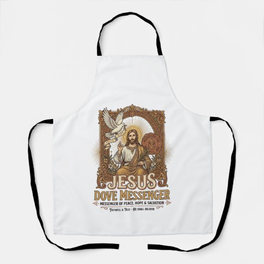 Tablier Messager Jésus Colombe Messager Jésus Colombe Chré (Recto)