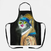 Tablier Messi le Cougar avec la perle d'oreille Apron (Recto)