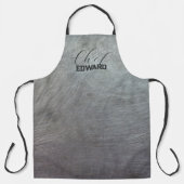 Tablier Métal écaillé Nom du chef Masculine (Recto)