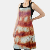 Tablier métal rouillé, arrière - plan texturé. (Insitu)