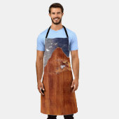 Tablier Métal rustique : Texture Vintage en Fer. (Porté)