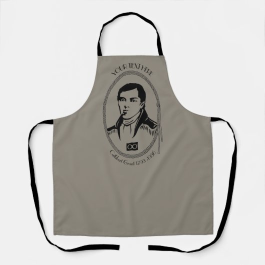 Tablier Metis Hero Apron Personnalisé Cuthbert Grant Apron (Recto)