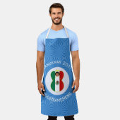 Tablier Mexican Angel Hanukkah Flag Personalized Large (Porté)