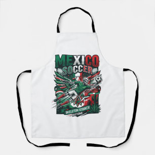 Tablier Mexico Football Squelette Attaquant Nations Premiu