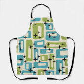 Tablier Mid Century Modern Abstract Pattern (Recto)