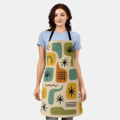 Tablier Mid Century Moderne Été Starburst Motif magique (Porté)