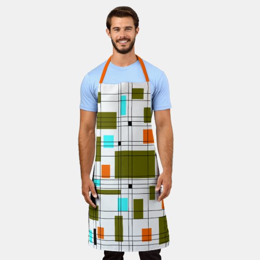 Tablier Midcentury grid (Porté)