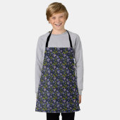 Tablier Midnight | Dancing Watercolor Daisies Kids Apron (Porté)