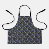 Tablier Midnight | Dancing Watercolor Daisies Kids Apron (Recto)