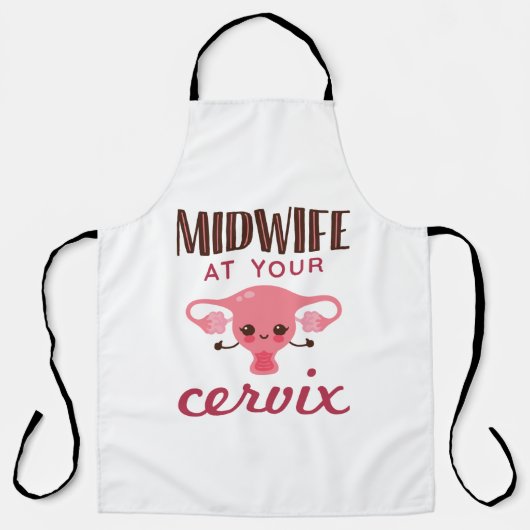 Tablier Midwoman à votre Cervix Midwives Midwifery (Recto)