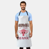 Tablier Midwoman à votre Cervix Midwives Midwifery (Porté)