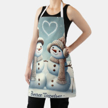 Mieux Ensemble Snowman-Un Coeur