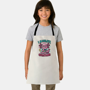 Tablier Mignon Axolotl Nerd I Axolotl Questions Marques de