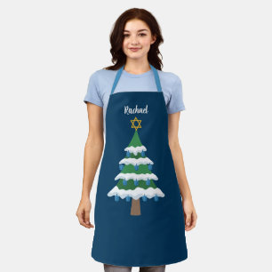 Tablier Mignon Chrismukkah Arbre de Noël Hanoukka
