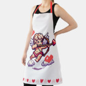 Tablier Mignon Cupidon de la Saint-Valentin 8 bits (Insitu)