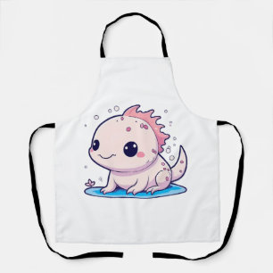 Tablier mignon philosophe axolotl