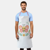 Tablier Mignon, printemps/papillon  (Porté)