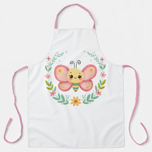 Tablier Mignon, printemps/papillon  (Recto)