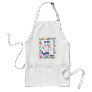 Tablier Mignonne Baleine Papa Je Serai Toujours Votre Peti