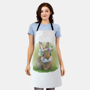 Tablier Mignonne Bunnyfor Pâques pour une humeur positive