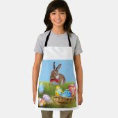 Tablier Mignonne Bunnyfor Pâques pour une humeur positive (Insitu)