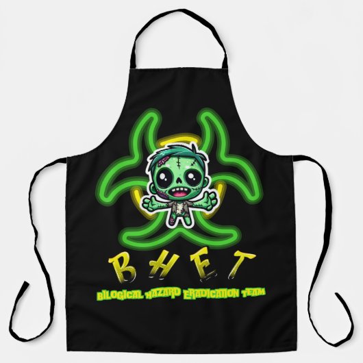 Tablier Mignonne, drôle de zombie (Recto)