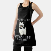 Tablier Mignonne et drôle Enseignante Llama | Nom personna (Insitu)