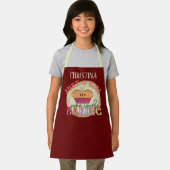 Tablier Mignonne fille aime la cuisson nom d'ajout (Insitu)