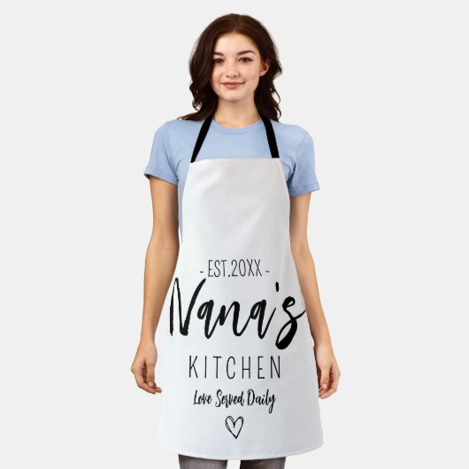 Tablier Mignonne grand-mère Nom Fête de la mère (Porté)