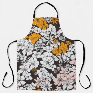 Tablier Mignonne Motif Floral Simples Et Simples. Chariot