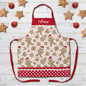 Tablier Mignonne Noël Gingerbread Homme Apron