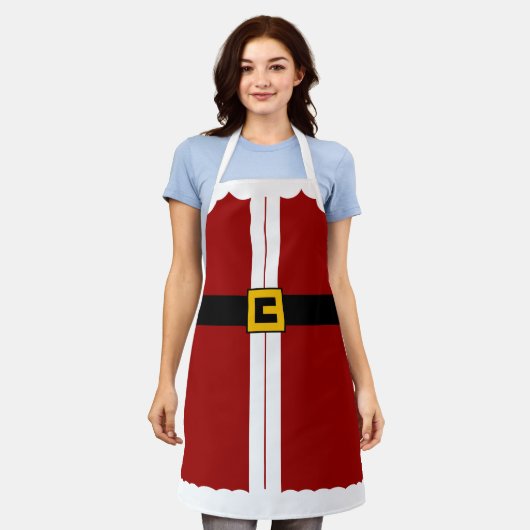 Tablier Mignonne Noël Mme Claus ou Père Noël Suit (Porté)