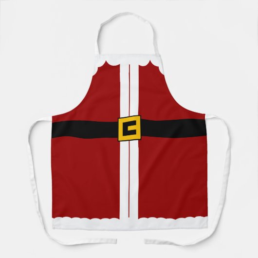 Tablier Mignonne Noël Mme Claus ou Père Noël Suit (Recto)