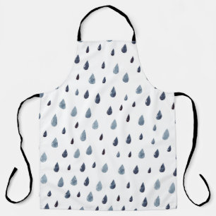 Tablier Mignonne pluie. Aquarelle motif sans couture. Pai