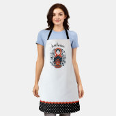 Tablier Mignonne poupée de nidification Matryoshka de Noël (Porté)