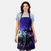 Tablier Mignonne, whimsical Halloween vampire (Porté)