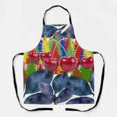 Tablier Mikitiez joyeuse vintage automne rétro art (Recto)