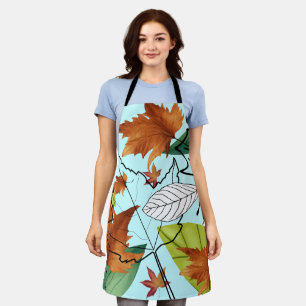 Tablier Mikitiez pisce nature selfloe fleur rose