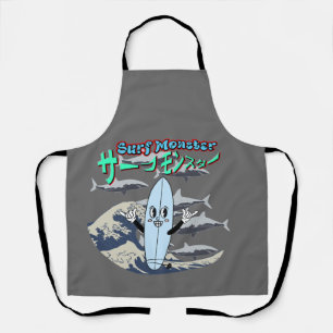 Tablier Mikitiez surf windsurf monster menthe japonaise