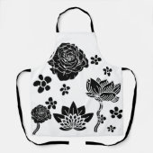 Tablier Mikitiez terre natale nature selfloe fleur rose (Recto)