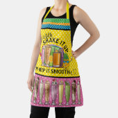 Tablier Milkshake and Smoothie All-Over Print Apron (Insitu)