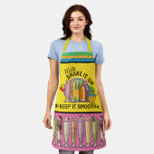 Tablier Milkshake and Smoothie All-Over Print Apron (Porté)