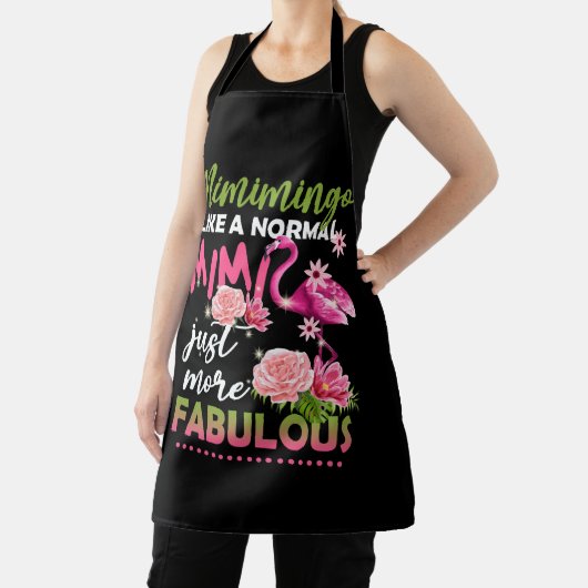 Tablier Mimimingo Comme Un Flamant rose Mimi Normal Grand- (Insitu)