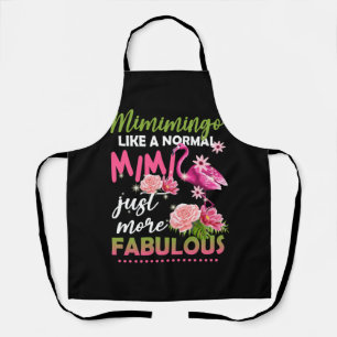 Tablier Mimimingo Comme Un Flamant rose Mimi Normal Grand-