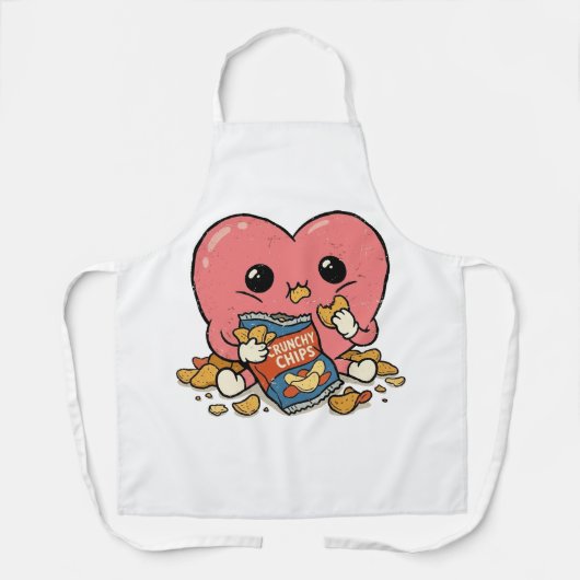 Tablier Mini attaque de snack (Recto)