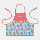 Tablier Mini Fleur de Fraisier personnalisable (Recto)